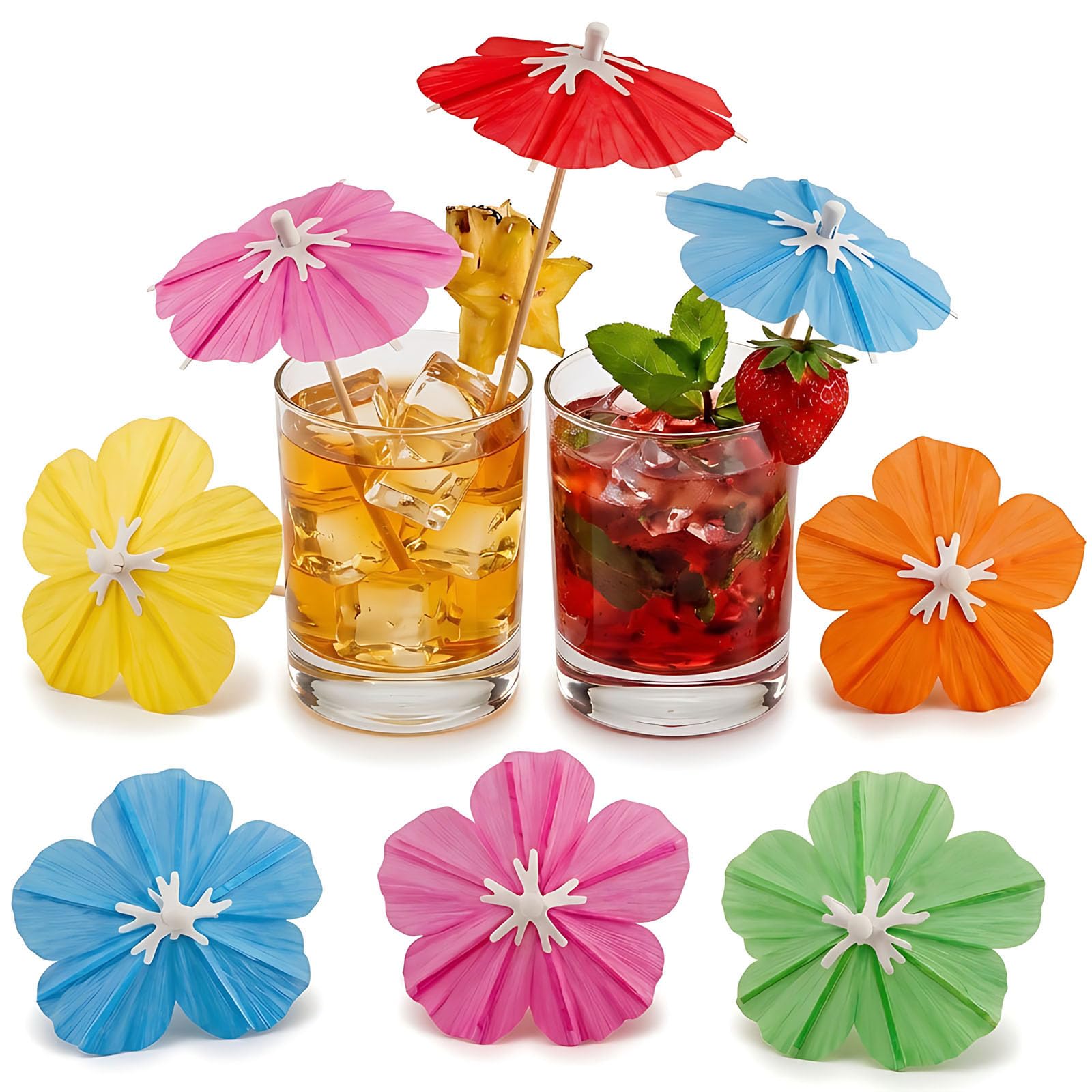 Amazon.com | 100PCS Drink Umbrellas for Cocktail, Party Mini Paper